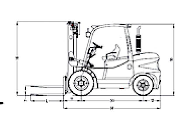 Фронтальный погрузчик Дизельный Maximal FD 40 T-M1WI3 56018