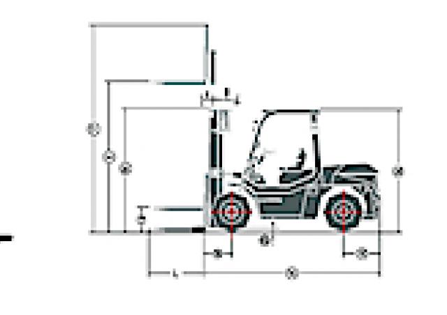 Фронтальный погрузчик Дизельный Maximal FD 50 T-MWF3 93420