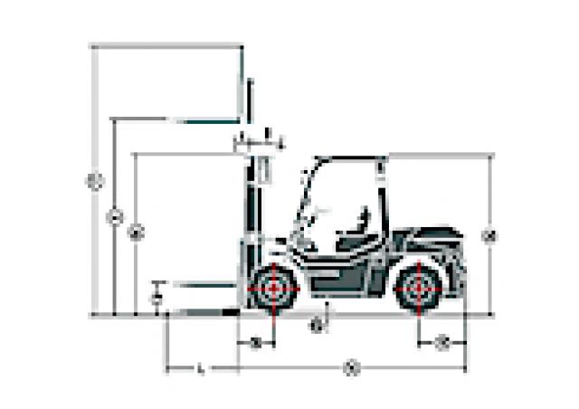 Фронтальный погрузчик Дизельный Maximal FD 70 T-MWF3 93404