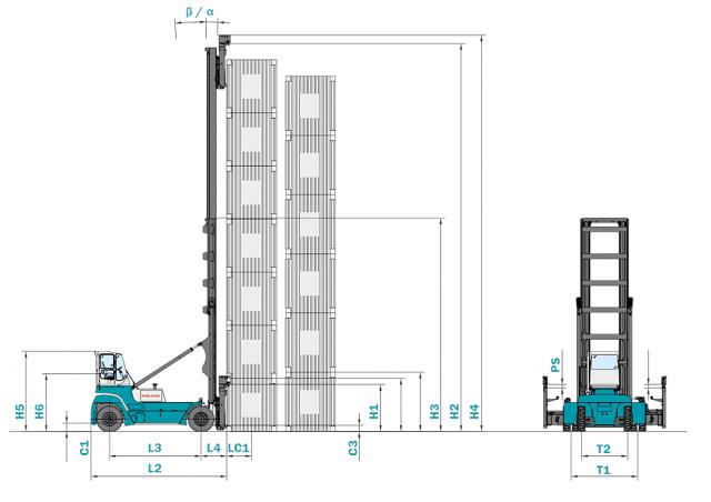 Фронтальный погрузчик Дизельный SMV 37 G 4 S 93636