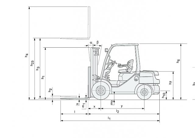 Фронтальный погрузчик Дизельный Toyota 02-8 FDF 18 90954