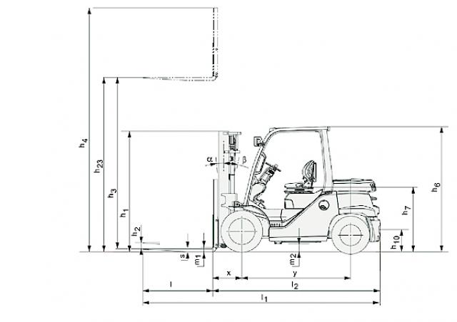 Фронтальный погрузчик Дизельный Toyota 40-8 FD 40 N 90960