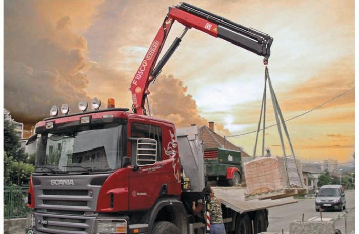 Гидравлические краны-манипуляторы Fassi F 105 A 0.23 e-active 100250