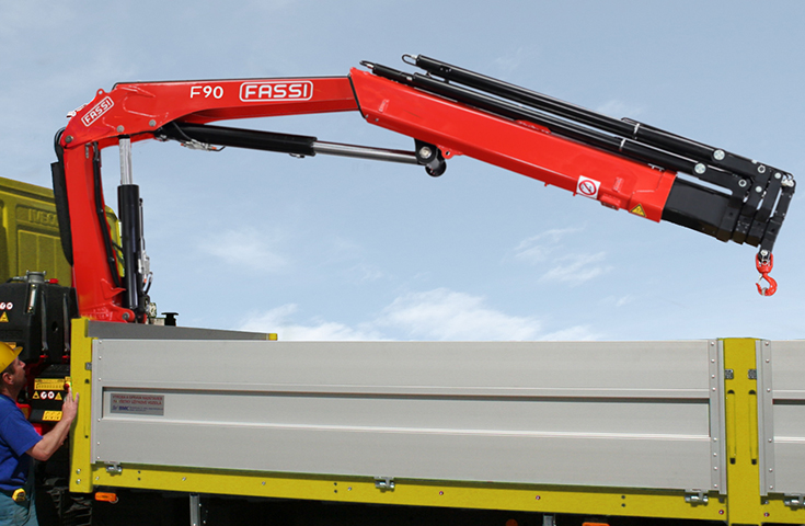 Гидравлические краны-манипуляторы Fassi F 90 B 1.24 e-dynamic 108362