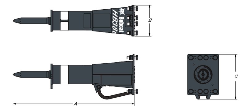 Гидравлический отбойный молоток Bobcat HB380 71616