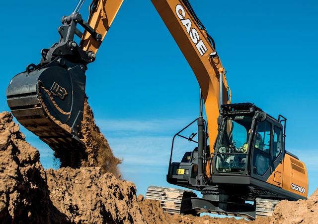 Гусеничные экскаваторы Case CX210D LR 38256