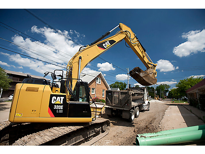 Гусеничные экскаваторы Caterpillar 320E LRR 37873