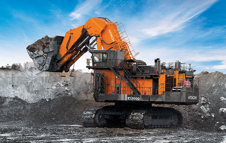 Гусеничные экскаваторы Hitachi EX8000-6 114237