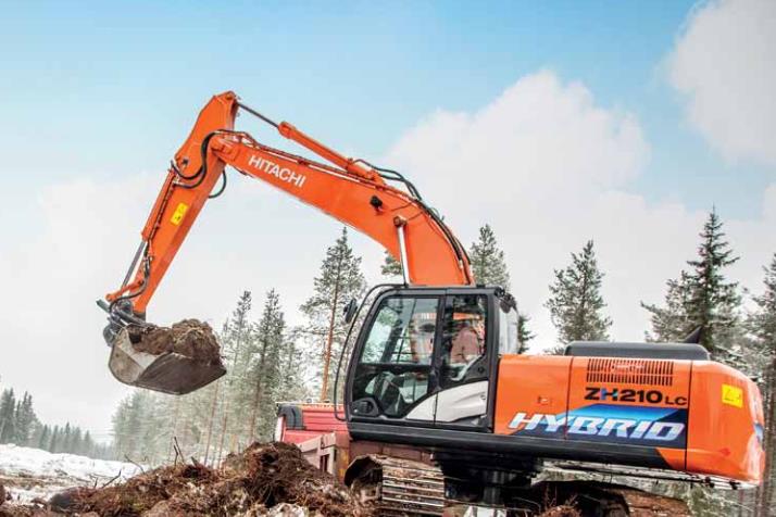 Гусеничные экскаваторы Hitachi ZH210-5 HYBRID 67102