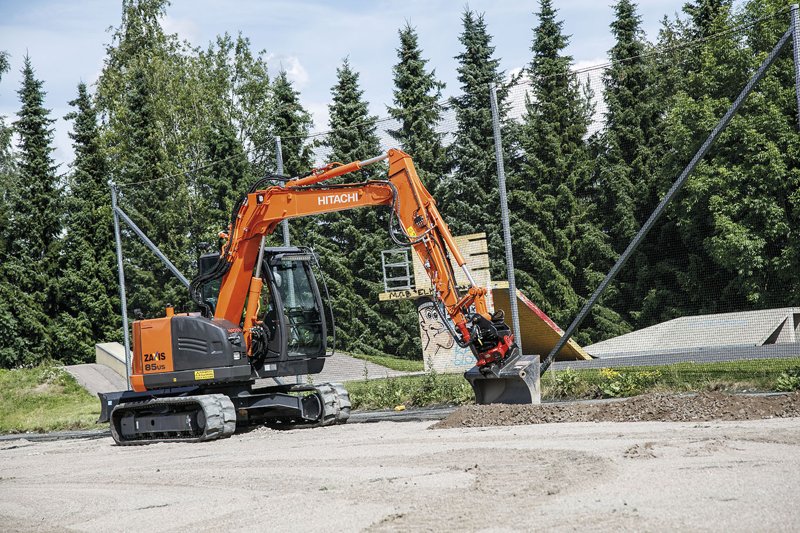 Гусеничные экскаваторы Hitachi ZX85US-5A 114254