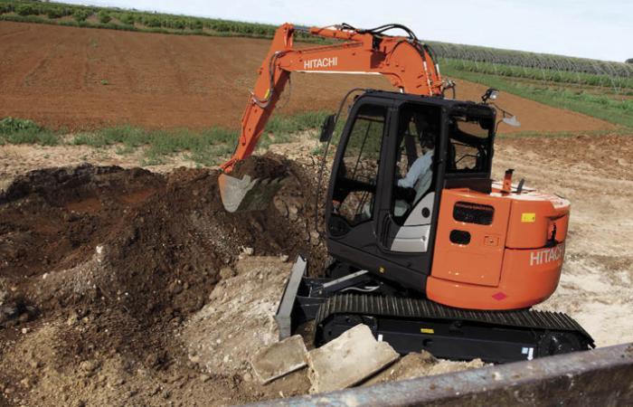 Гусеничные экскаваторы Hitachi ZX85US-5A 114255