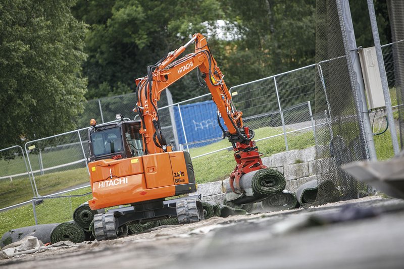 Гусеничные экскаваторы Hitachi ZX85US-5A 114257