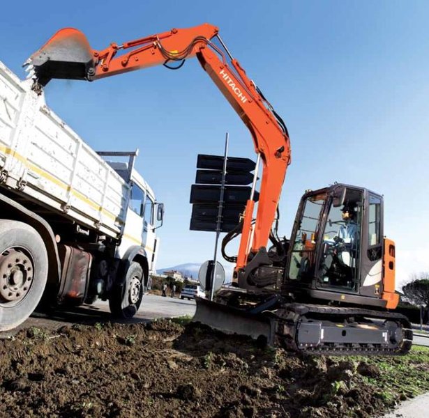 Гусеничные экскаваторы Hitachi ZX85US TYPE HE10 67092
