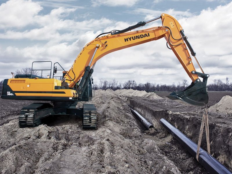 Гусеничные экскаваторы Hyundai HX380NL 38322