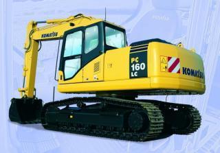 Гусеничные экскаваторы Komatsu PC160LC-7 38101