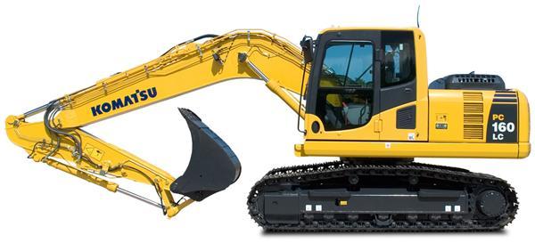Гусеничные экскаваторы Komatsu PC160LC-7 38104