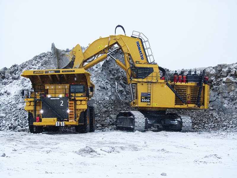 Гусеничные экскаваторы Komatsu PC5500-6 38138