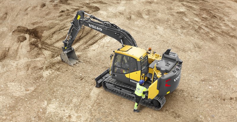 Гусеничные экскаваторы Volvo EC140EL 67355