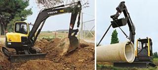 Гусеничные экскаваторы Volvo ECR88 114428
