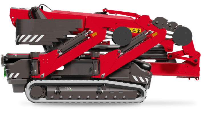 Гусеничный кран  с телескопической стрелой Hoeflon C30e 57868