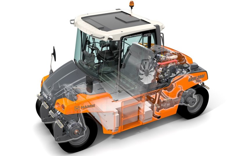 Катки на резиновых колёсах Hamm GRW 280-20 66258