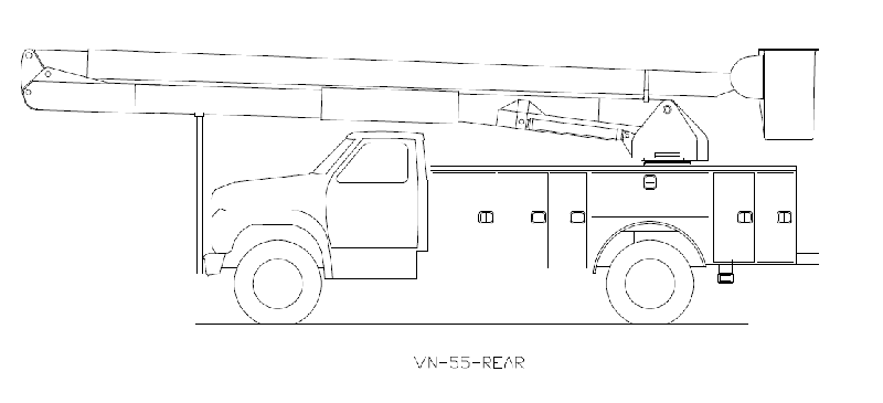Коленчатая автовышка Versalift VN-55-REAR 64795