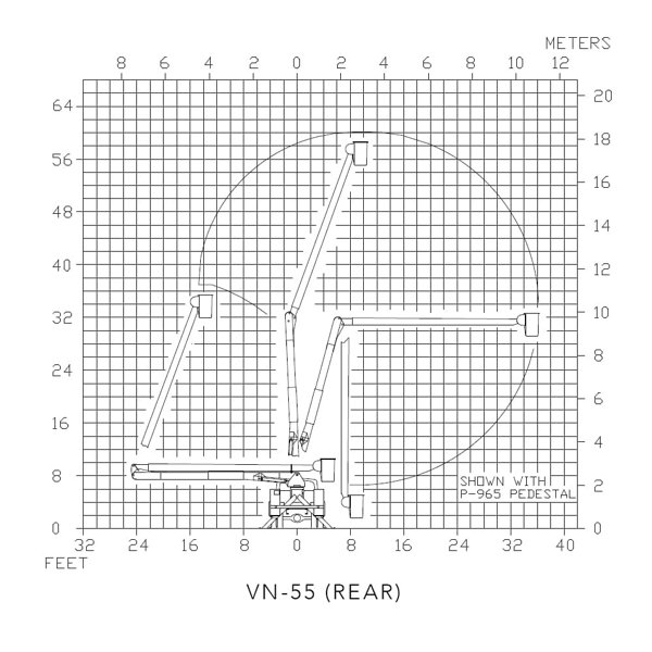 Коленчатая автовышка Versalift VN-55-REAR 64796