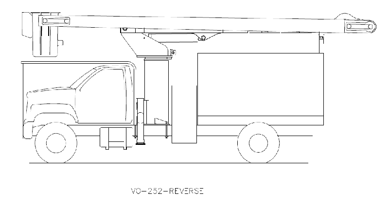 Коленчатая автовышка Versalift VO-252-REV 64819