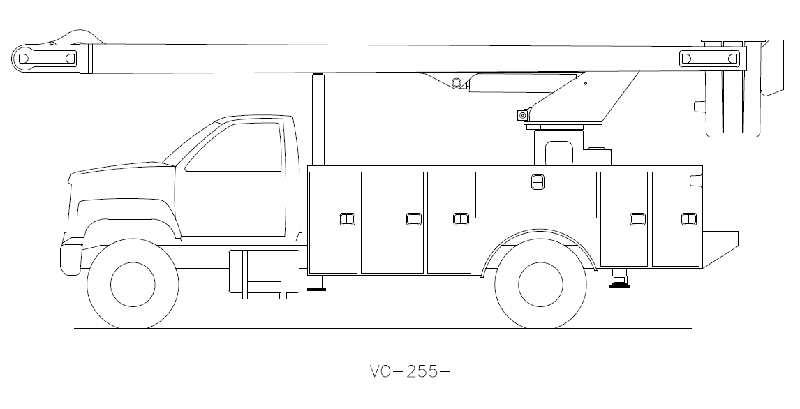 Коленчатая автовышка Versalift VO-255-REAR 64975
