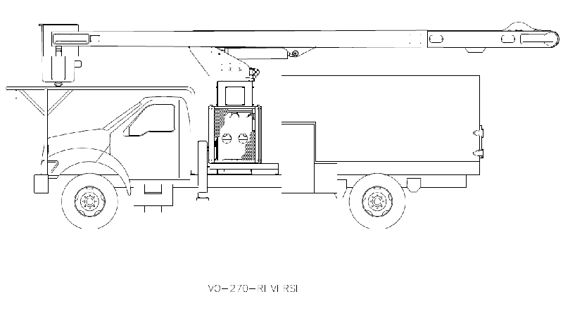Коленчатая автовышка Versalift VO-270-REV 64890