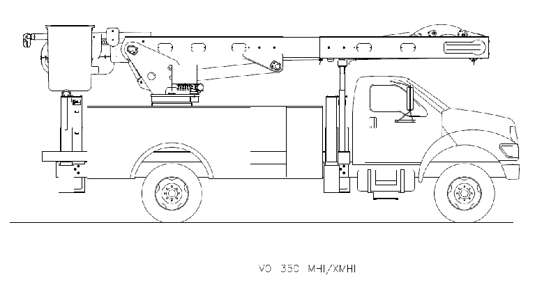 Коленчатая автовышка Versalift VO-350-XMHI 64973