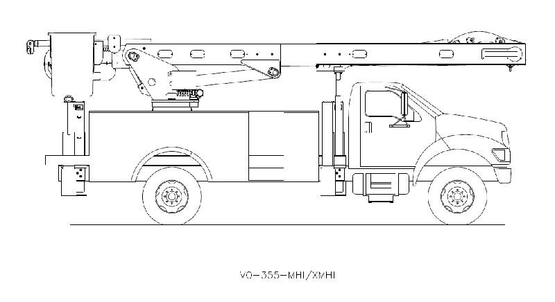 Коленчатая автовышка Versalift VO-355-XMHI 64977