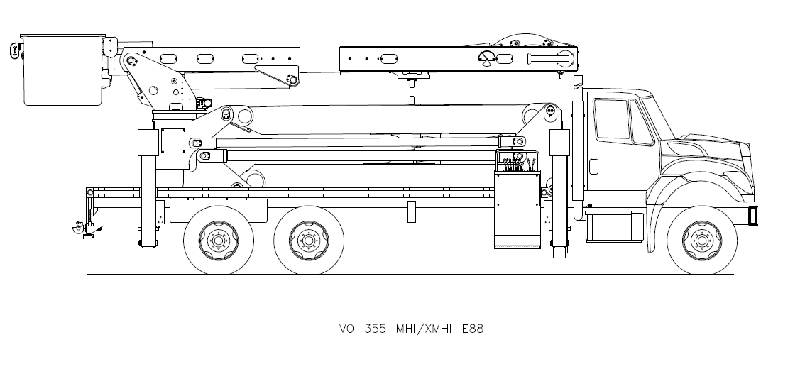 Коленчатая автовышка Versalift VO-355MHI-E88 64791