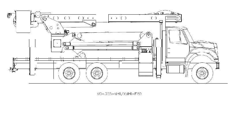 Коленчатая автовышка Versalift VO-355XMHI-E80 64967