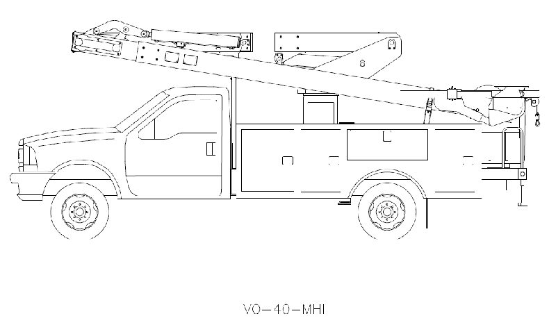 Коленчатая автовышка Versalift VO-40-MHI 112126
