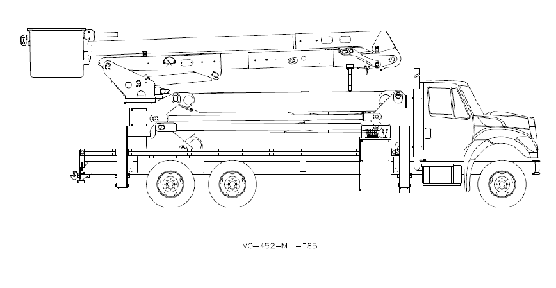 Коленчатая автовышка Versalift VO-452MHI-E85 64823