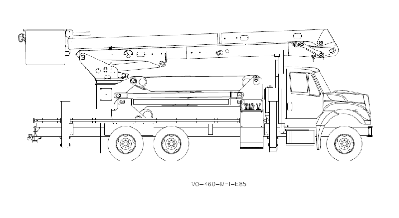Коленчатая автовышка Versalift VO-460MHI-E85 ELEVATOR 64843