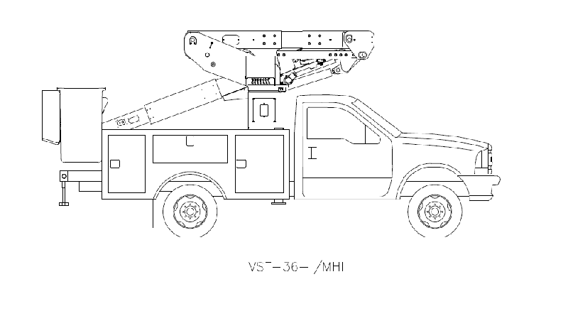 Коленчатая автовышка Versalift VST-36-I 111727