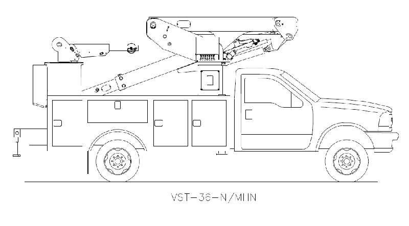 Коленчатая автовышка Versalift VST-36-MHN 64803