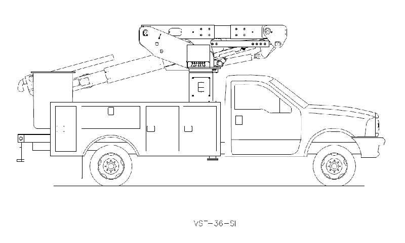 Коленчатая автовышка Versalift VST-36-SI 64841
