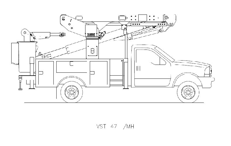 Коленчатая автовышка Versalift VST-47-I 64969