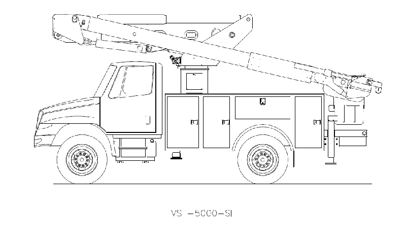Коленчатая автовышка Versalift VST-5000-SI 112132