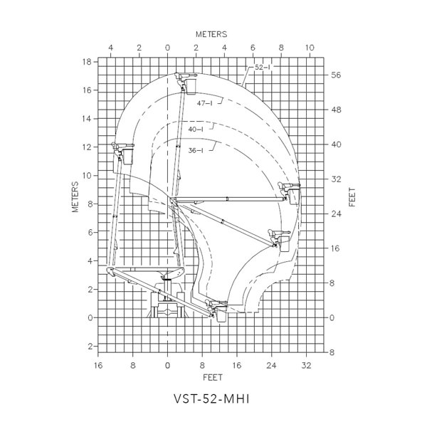 Коленчатая автовышка Versalift VST-52-MHI 64850
