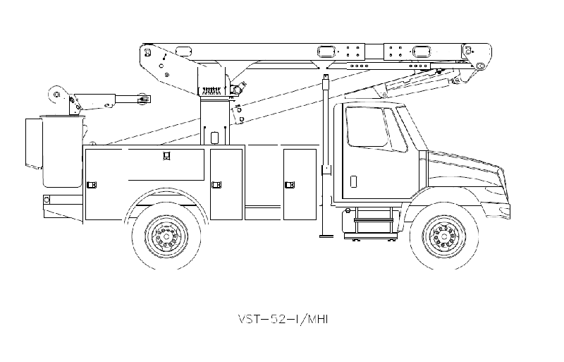 Коленчатая автовышка Versalift VST-52-SI 64965