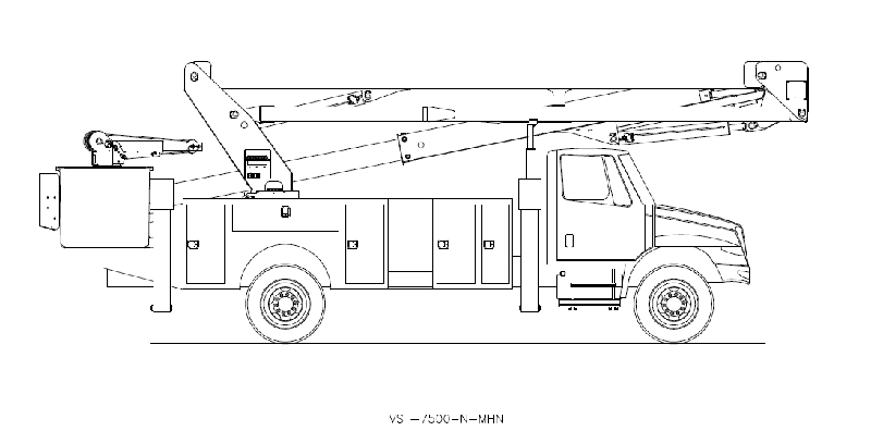 Коленчатая автовышка Versalift VST-7500-N 112118