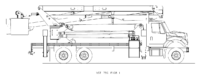 Коленчатая автовышка Versalift VST-7500I-E108 ELEVATOR 64797