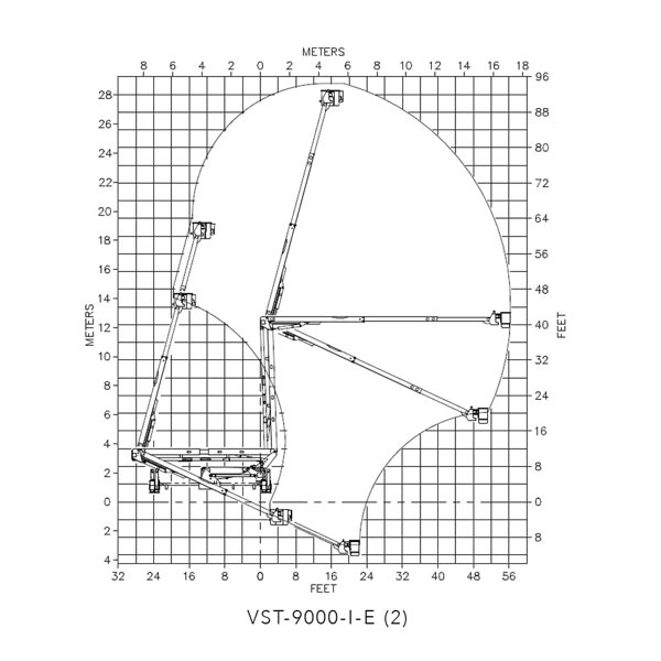 Коленчатая автовышка Versalift VST-9000MHI-E100 ELEVATOR 64800