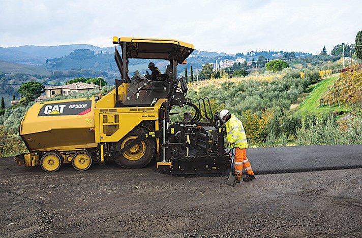 Колесные асфальтоукладчики Caterpillar AP500F 74540