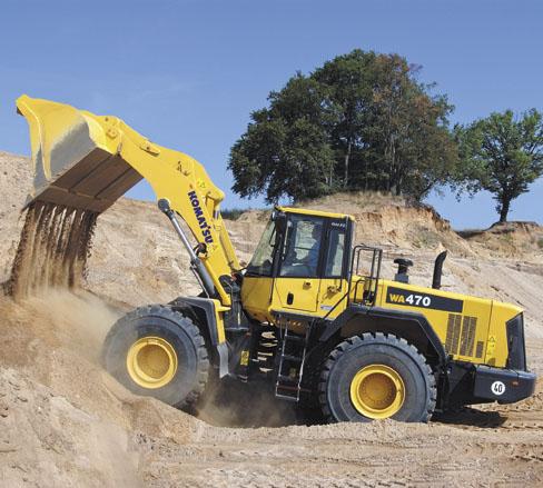 Колесные погрузчики Komatsu WA470-1 40958