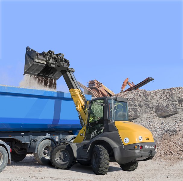 Колесные погрузчики Mecalac AT 900 75571